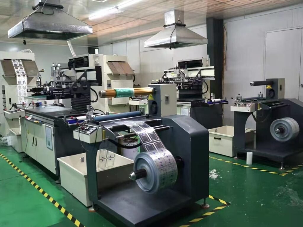 Label printing and processing machine for medical device packaging accessories