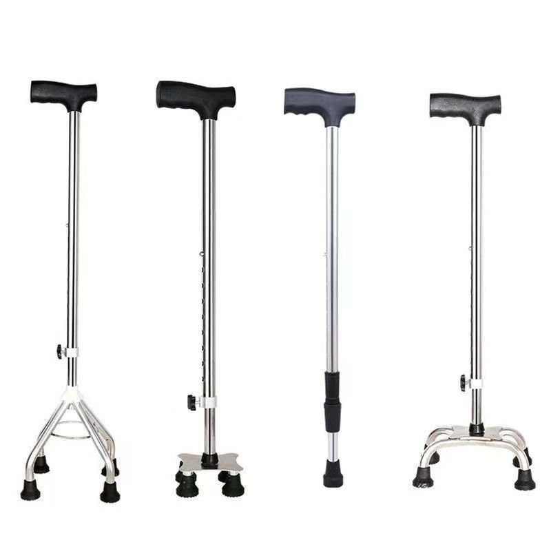 adjustable stainless‑steel walking cane